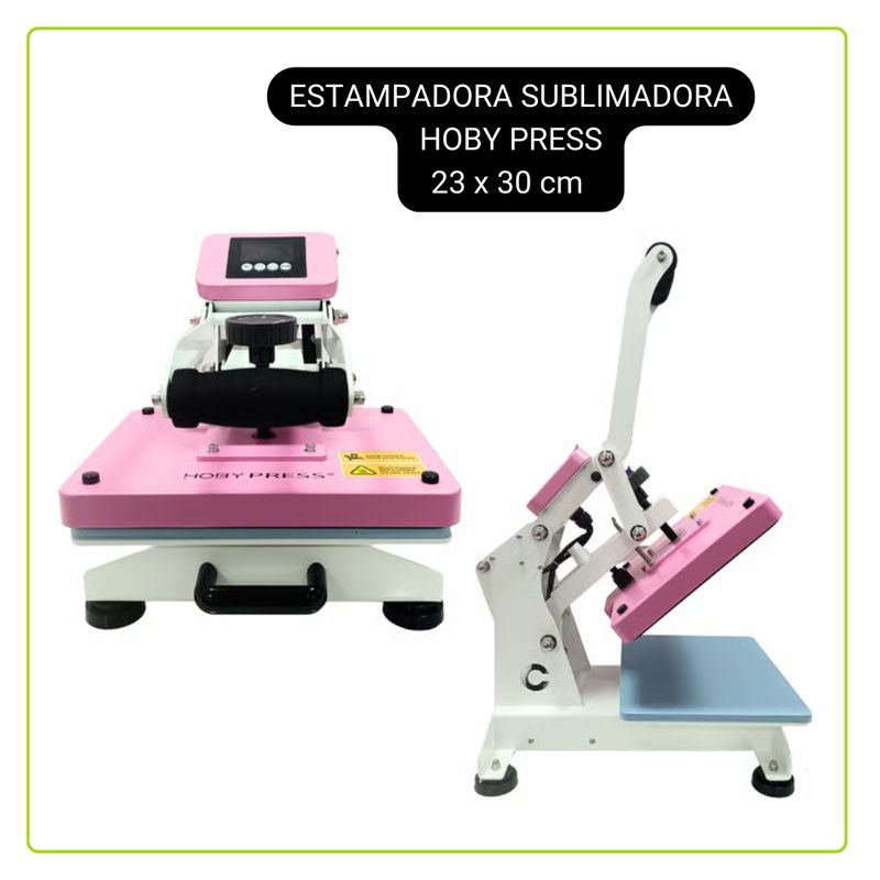 GENERICO - Estampadora Sublimadora plana 23x30cm HOBY PRESS