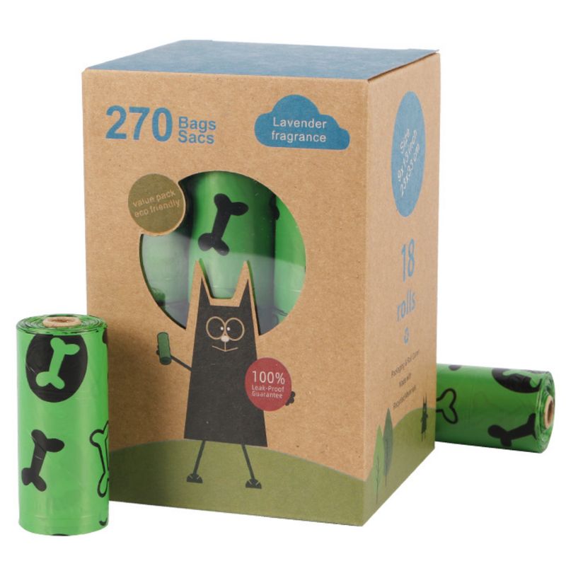GENERICO - Bolsas Para Perros Y Gatos Biodegradable Caca Desecho 270und