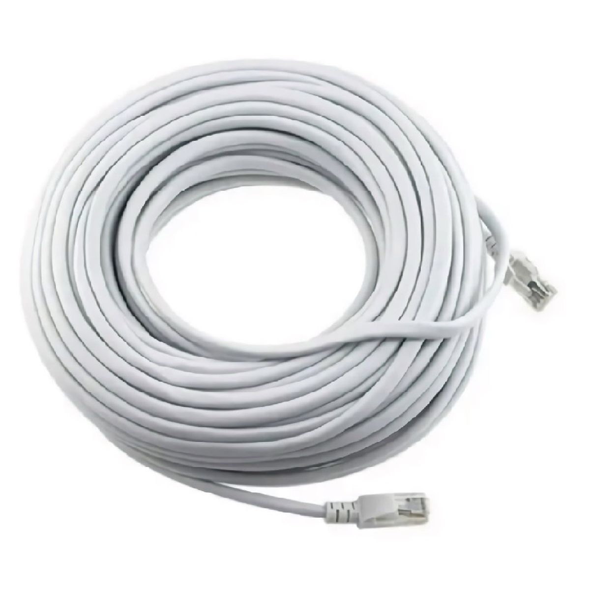 GENERICO - Cable de red 15 metros categoria 5 Rj45 Lan Gris
