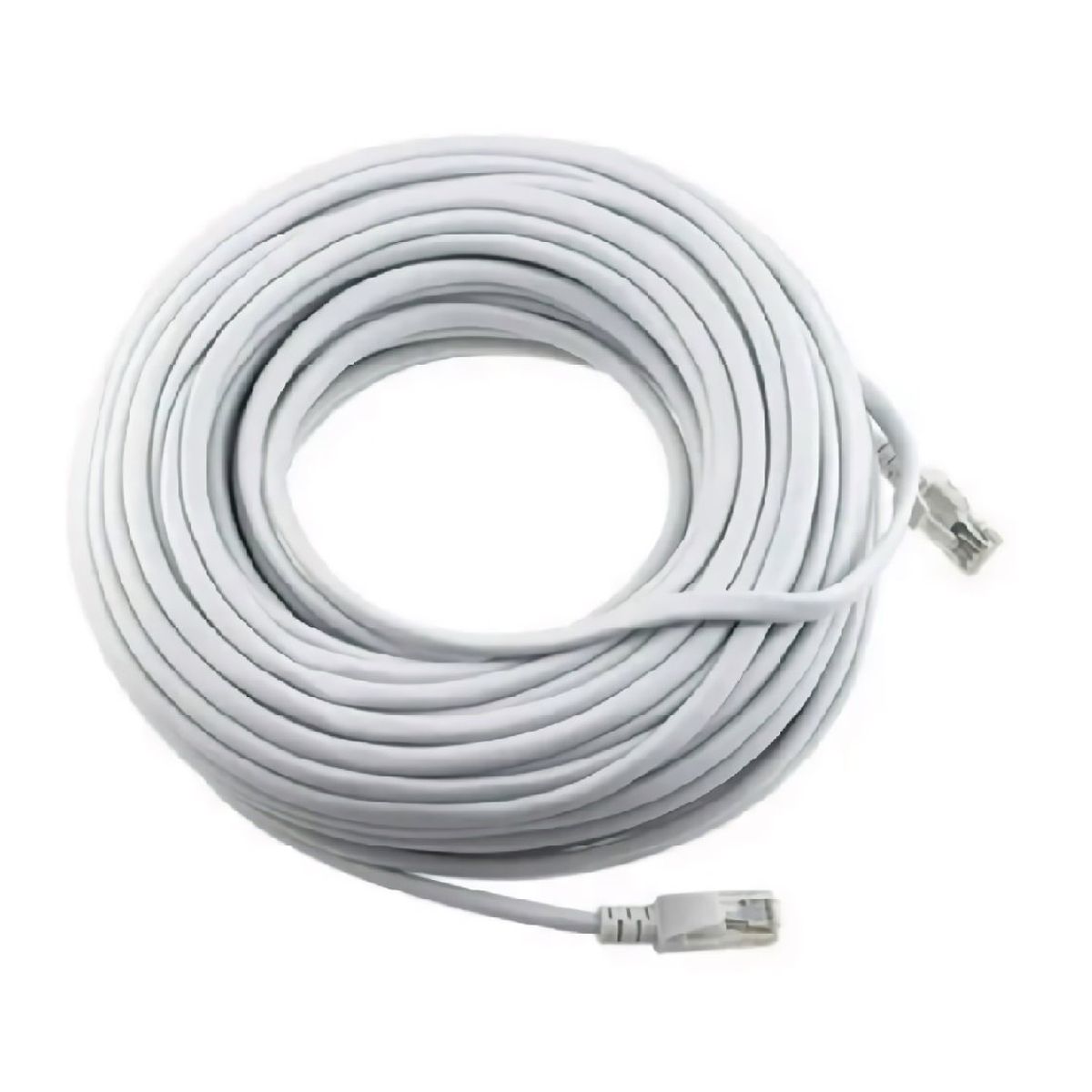 GENERICO - Cable de red 15 metros categoria 5 Rj45 Lan Gris