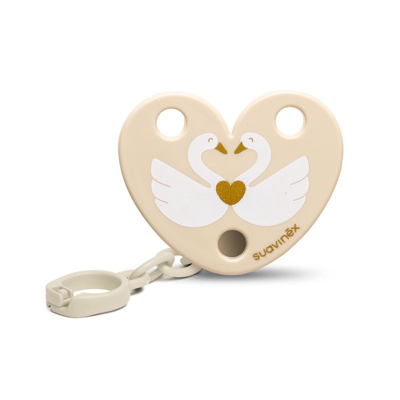 SUAVINEX - BROCHE PINZA CISNE BEIGE