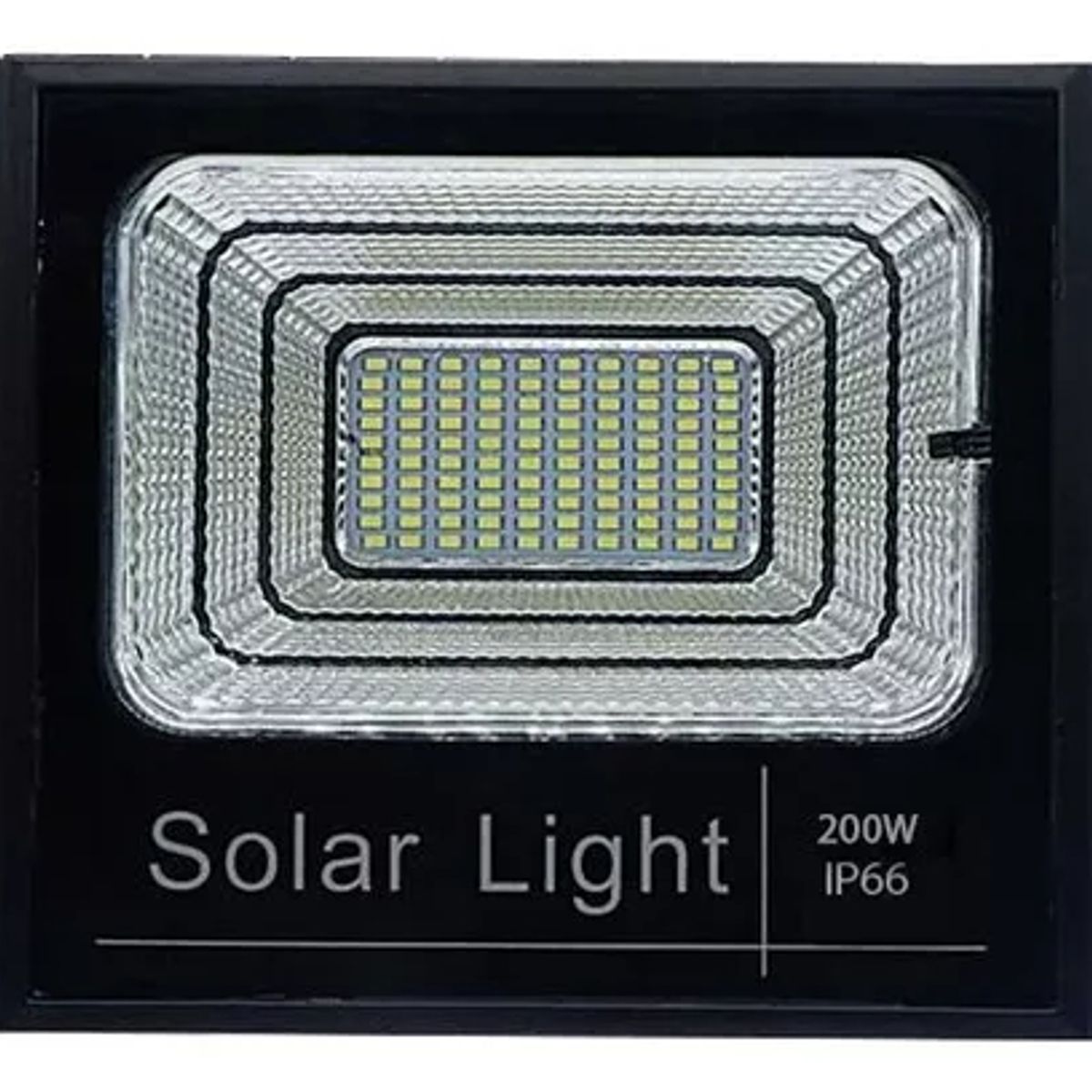 GENERICO - Foco Solar Inteligente 200w 360 Led Control Remoto Ip66