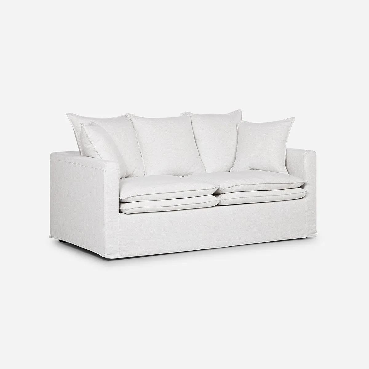 ROSEN - Sofá Rosen Gabon 2,5 Cuerpos Tela Marfil