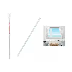 GENERICO - Barra Extensible 110-200cms Cortina De Ducha Blanco