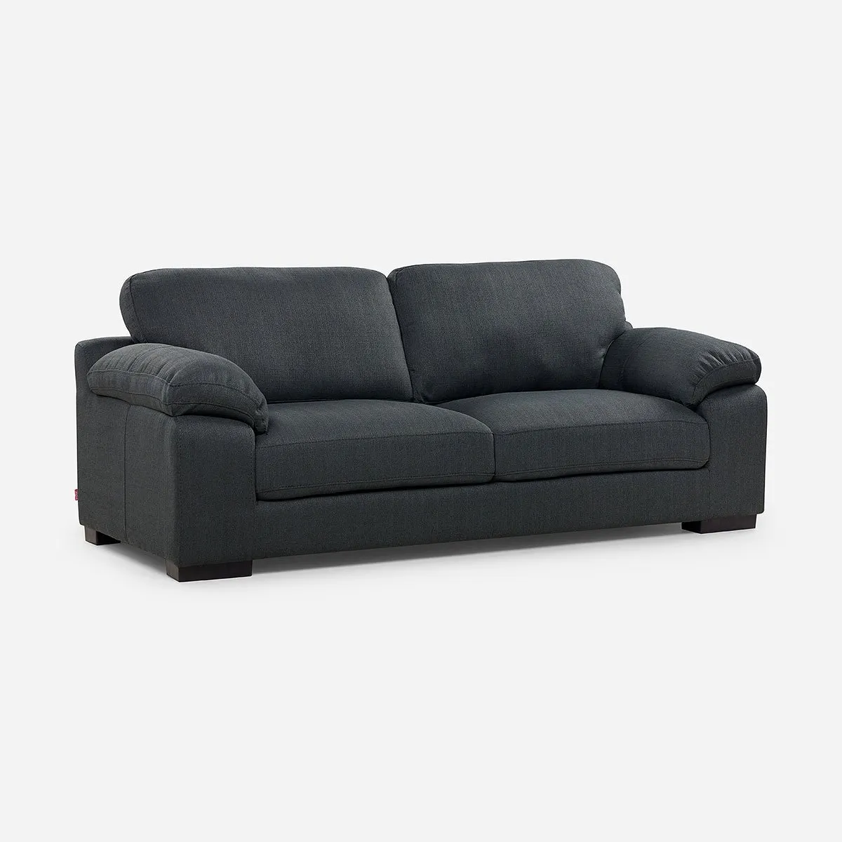 ROSEN - Sofá Rosen Bolonia 3 Cuerpos Tela Grafito