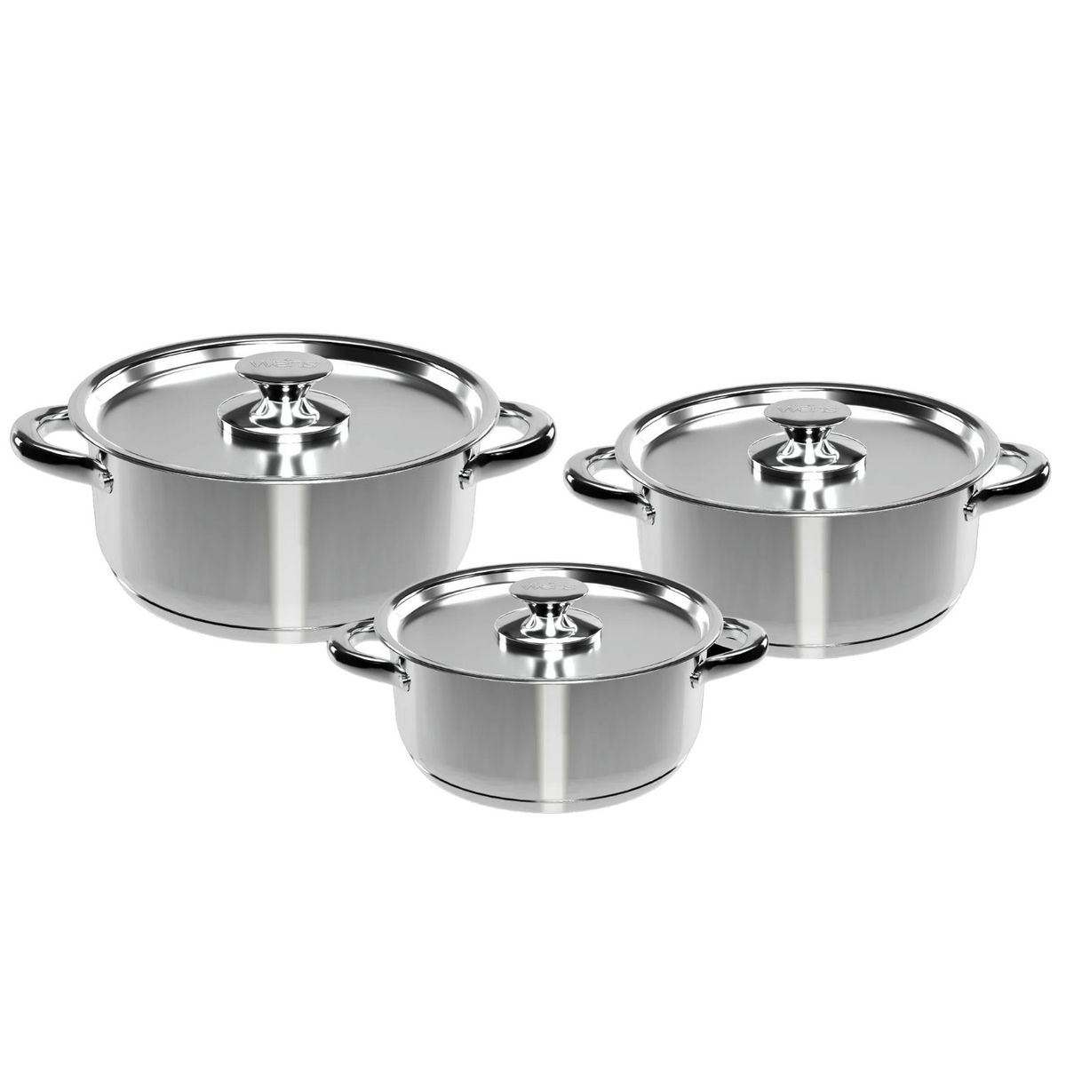 WENS - Bateria Cocina Wens 6 Piezas Acero Inoxidable Cocina 420-6SS