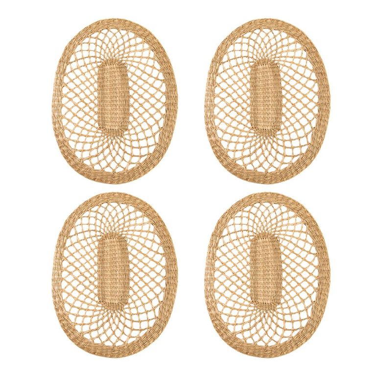 Set de 4 individuales fibras