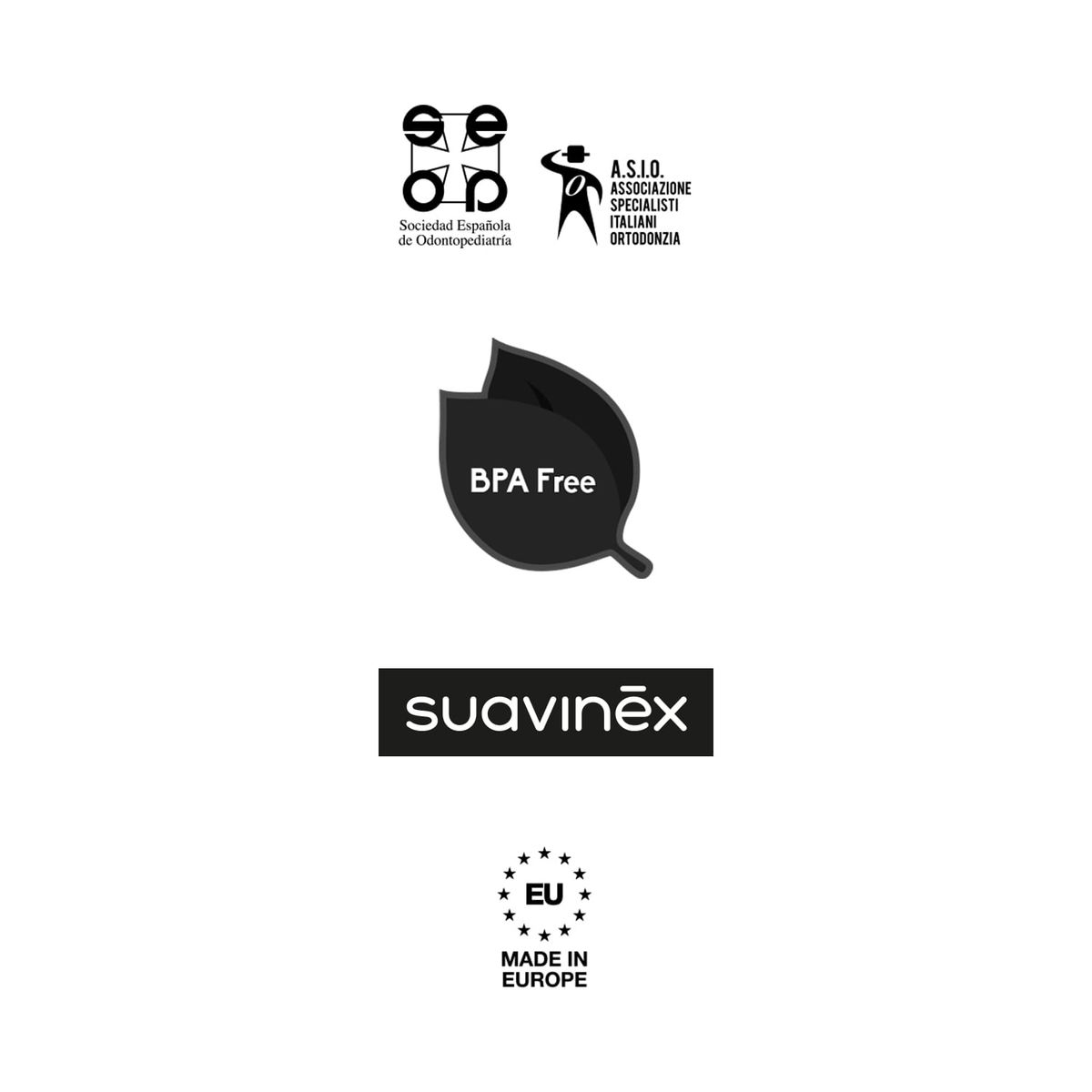 SUAVINEX - SET MAMADERA+BROCHE+CHUPETE  0-6M TOYS ROSA