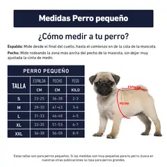 DOGGY DOLLY - Chaqueta Jeans con Gorro-Perros Pequeños Talla S