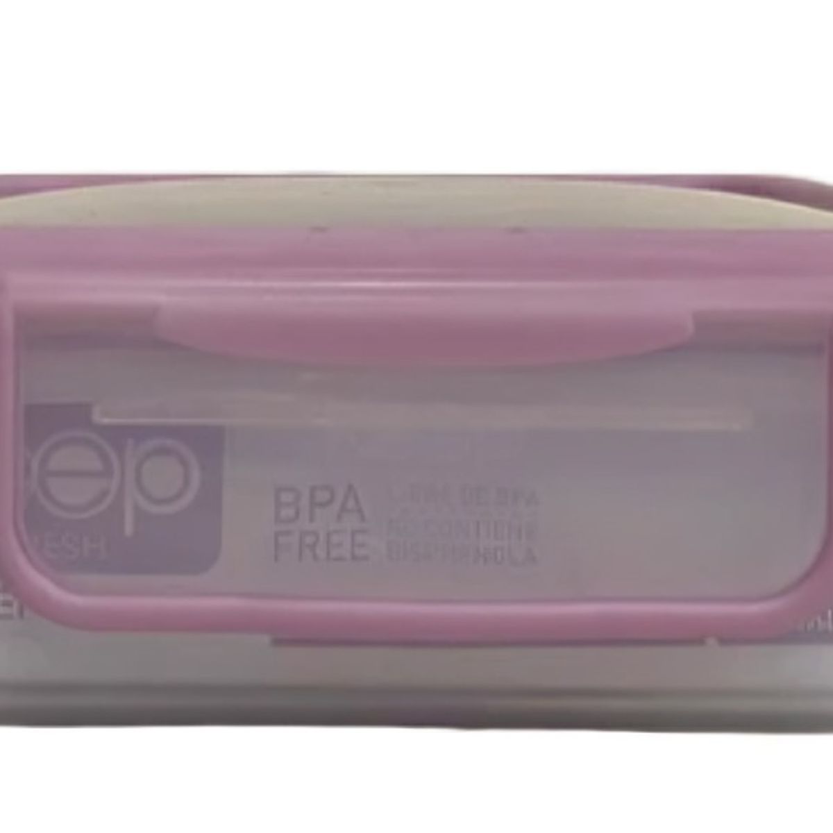 KEEP - HERMETICO PP 1400 ML CUADRADO ROSADO