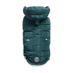 GFM - GFPet Parka Super Puff Perro Teal Verde - Talla Medium