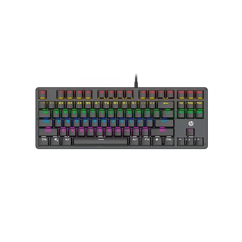HP - Teclado Mecanico Hp Tkl Gk200 Black - Sw Blue Layout Español.