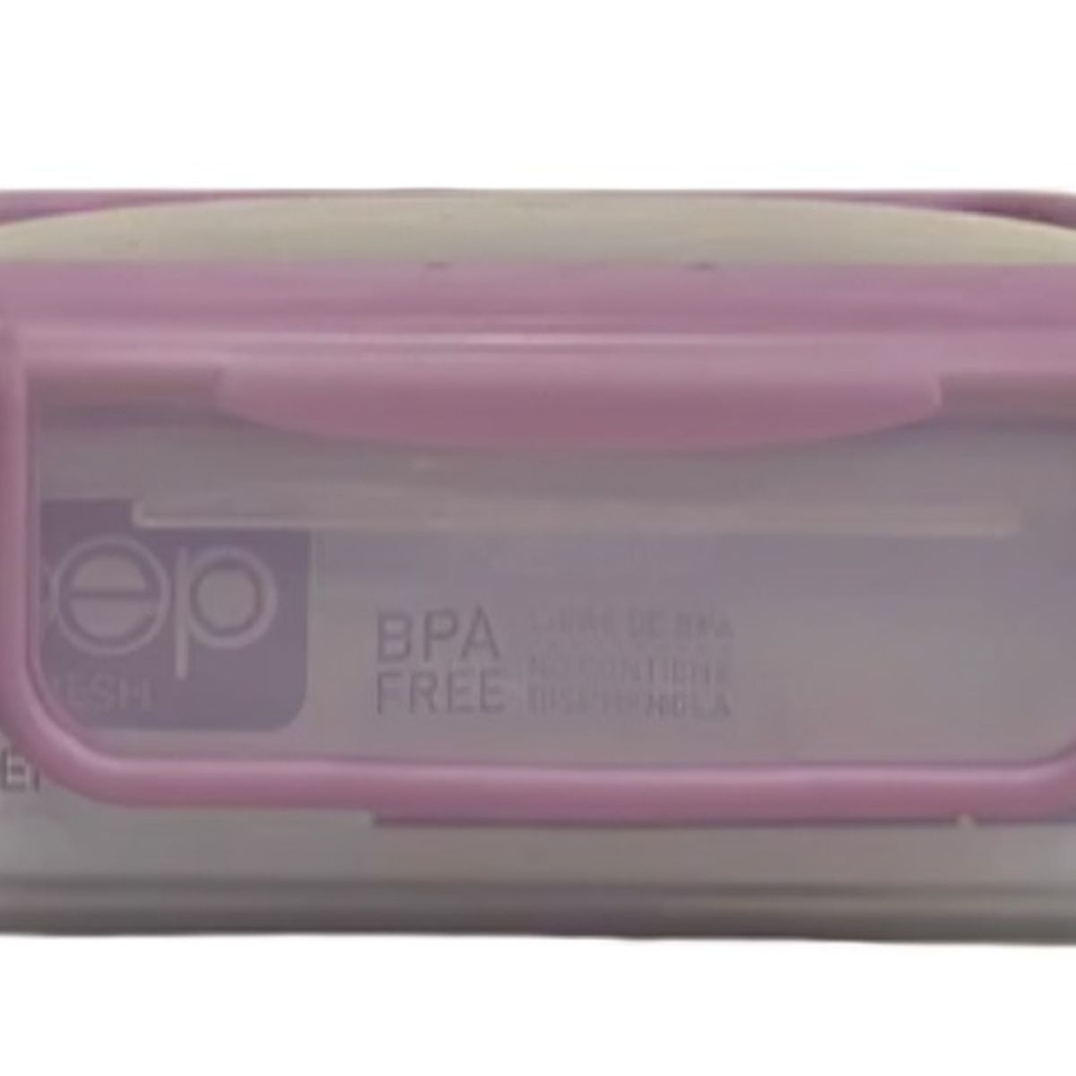 KEEP - HERMETICO PP 600ML CUADRADO ROSADO