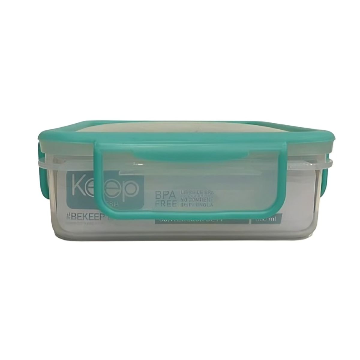 KEEP - HERMETICO PP 600ML CUADRADO VERDE