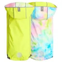 GFM - GFPet Impermeable Reversible Perro Neon Yelow - Talla Small