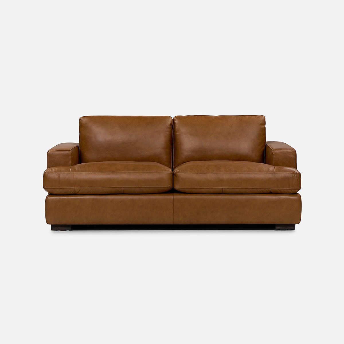 ROSEN - Sofá Rosen Taranna 3 Cuerpos Cuero Camel