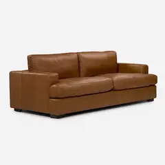 ROSEN - Sofá Taranna 3,5 Cuerpos Cuero Camel