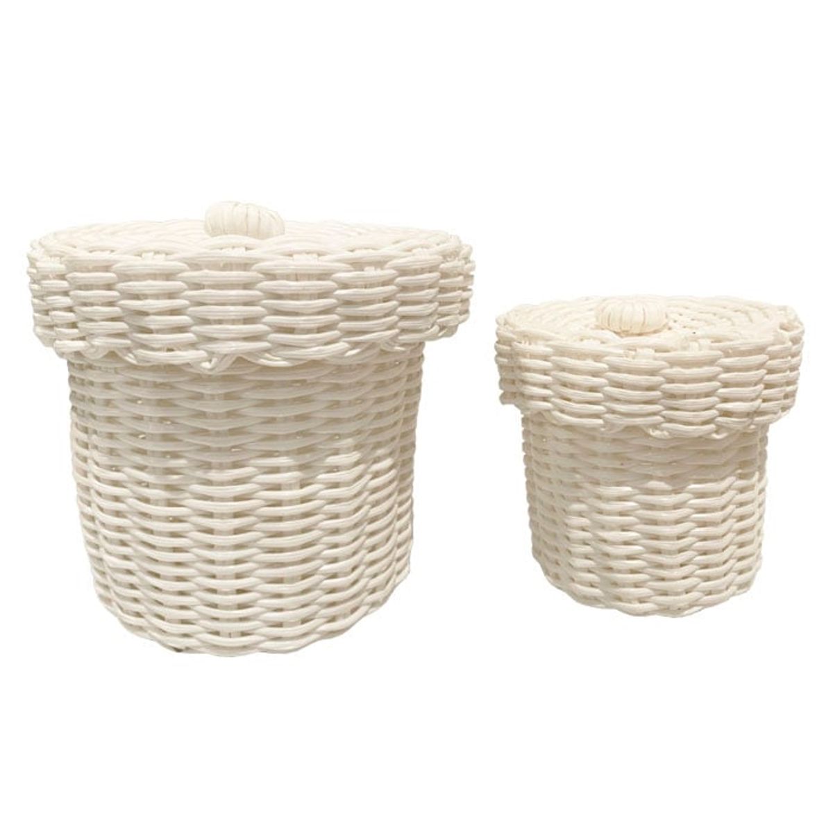 BRIC - Canastos con tapa de plástico.