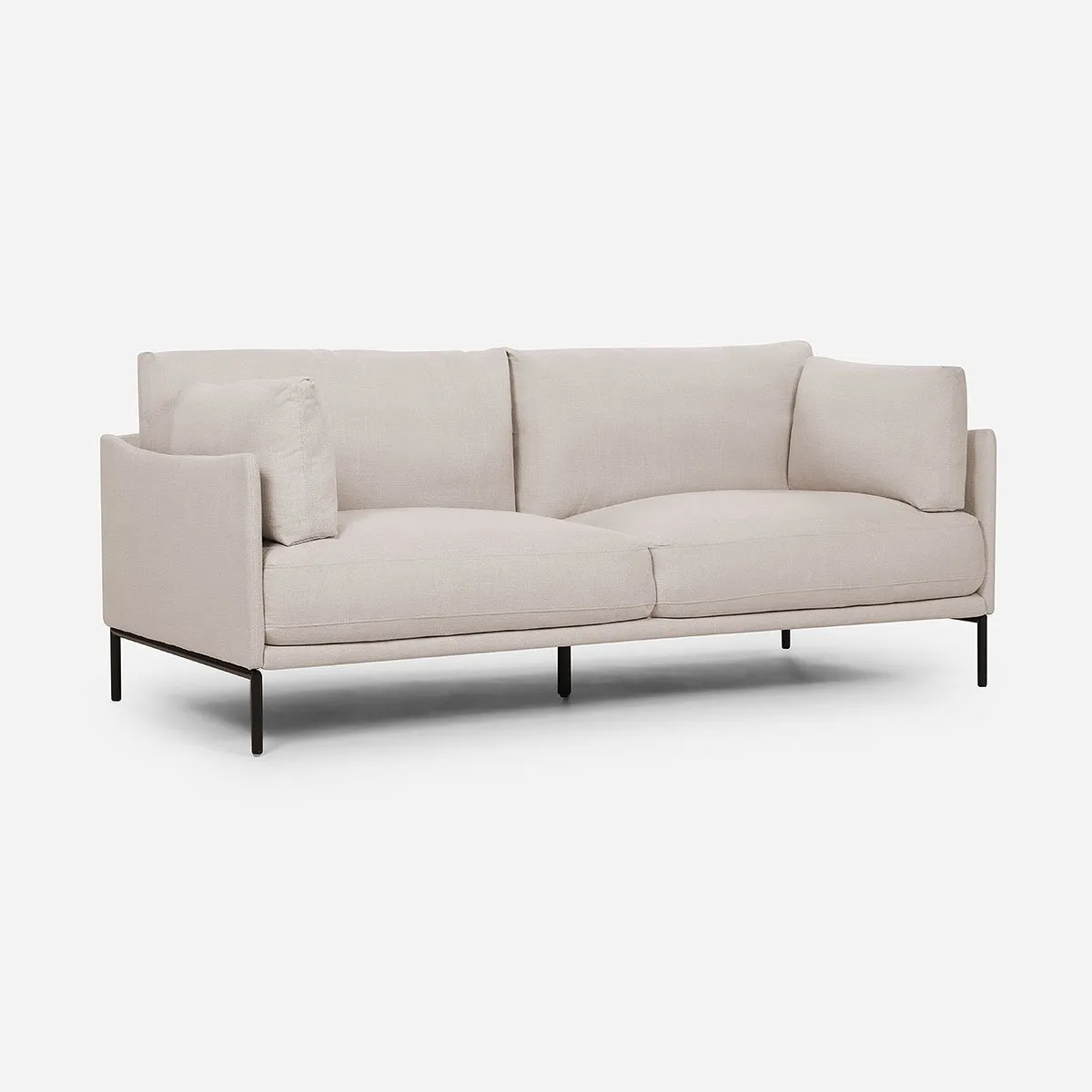 ROSEN - Sofá Rosen Thamova 3 Cuerpos Tela Beige