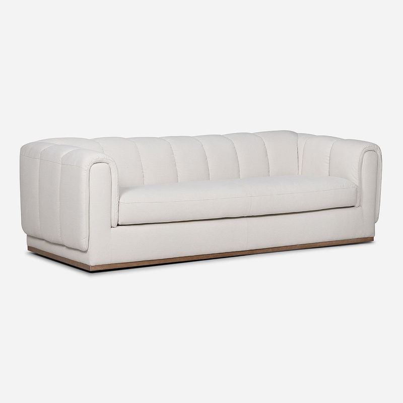 ROSEN - Sofá Rosen Yorks 3,5 Cuerpos Tela Blanco