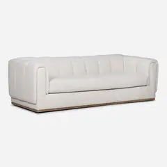 ROSEN - Sofá Yorks 3,5 Cuerpos Tela Blanco