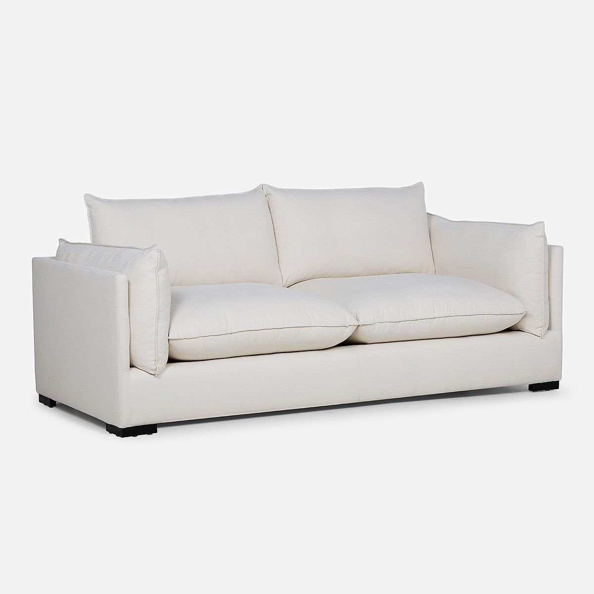 ROSEN - Sofá Rosen Warden 3,5 Cuerpos Tela Blanco