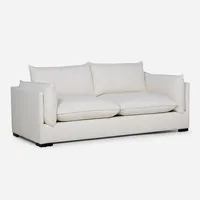 Sofá Warden 3,5 Cuerpos Tela Blanco