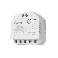 SONOFF - Interruptor Wifi DUALR3 Lite de 2 Canales Control de Motor