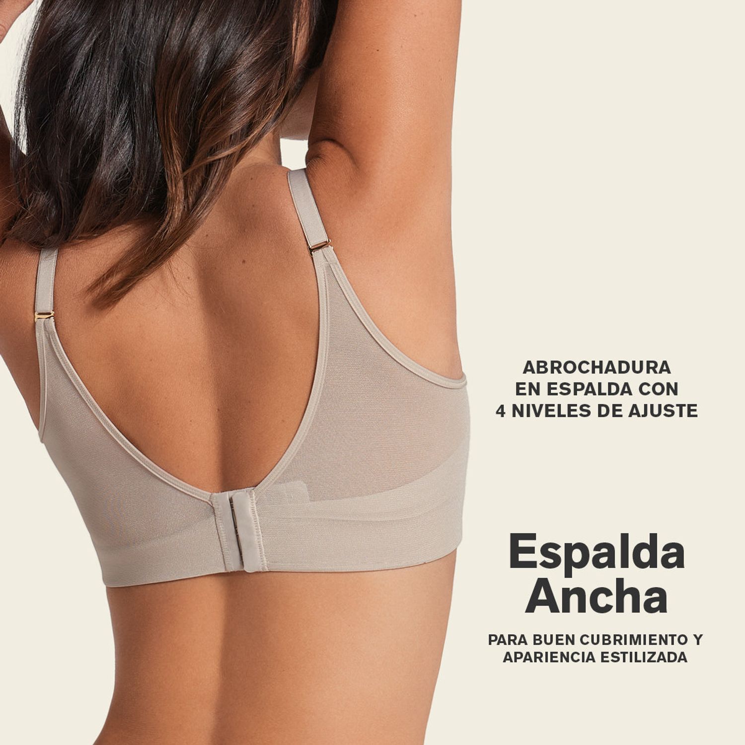 LEONISA Sostén triangular de realce alto y buen cubrimiento Memory