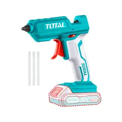 TOTAL TOOLS - Pistola de Silicona Inalámbrica 20v + 3 Barras de Silicona TOTAL