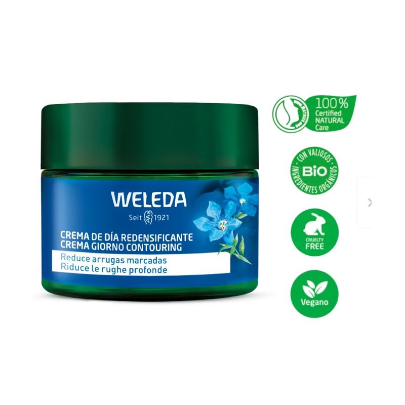 WELEDA - Crema Redensificante de Día Genciana Azul y Edelweiss.-