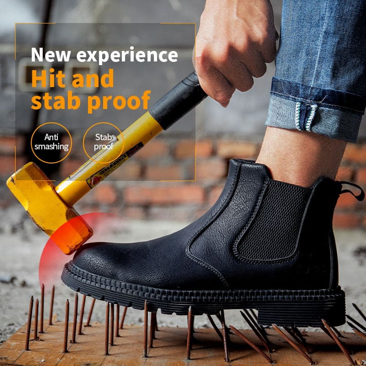 9KSAFETYJB - Zapatos de Seguridad Zapato de Trabajo Botín De Seguridad