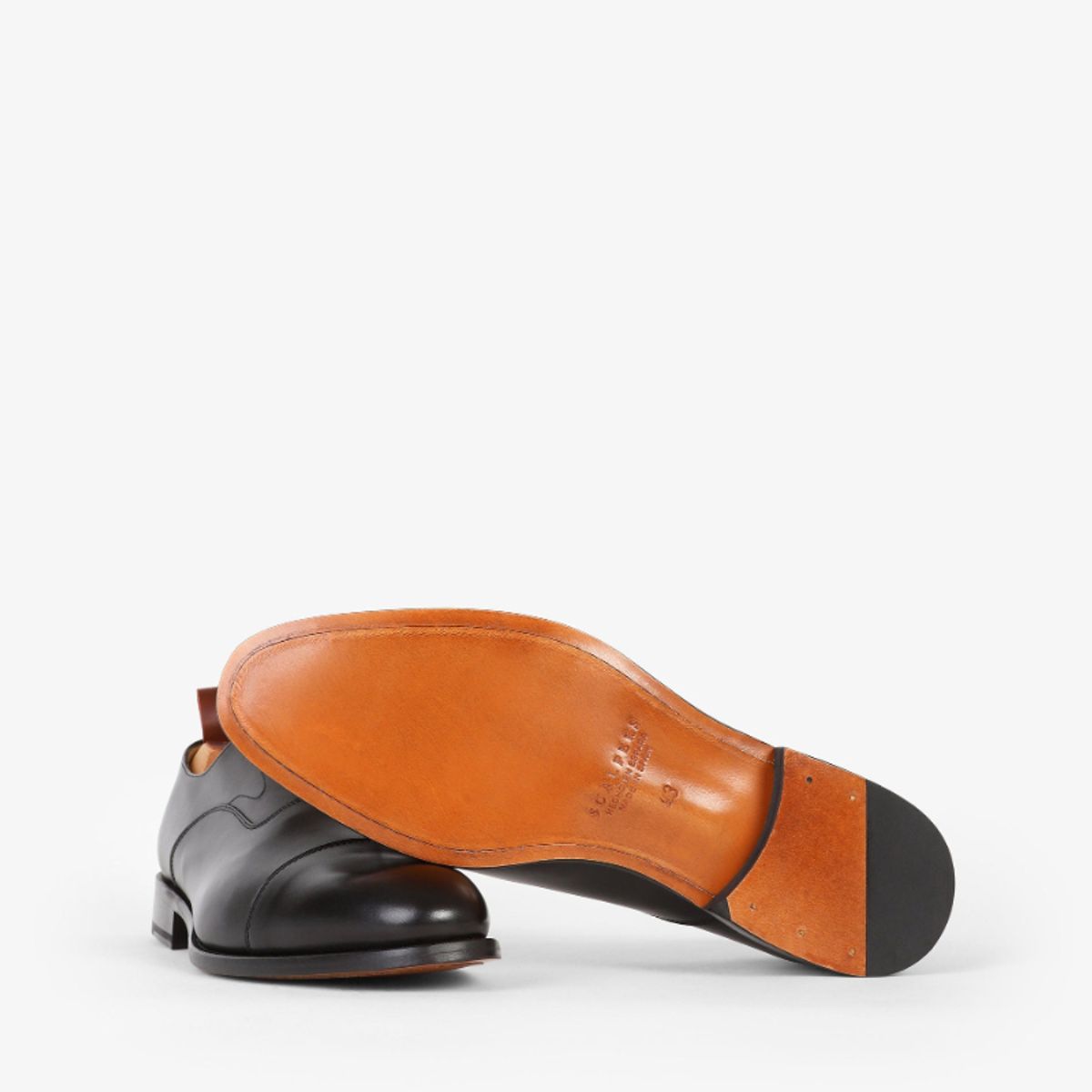 SCALPERS - Zapatos Oxford Vestir Piel Black