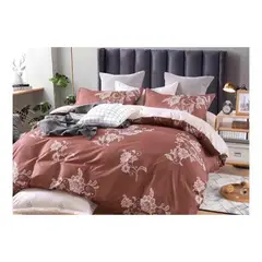 GENERICO - Cubrecama 2 plaza de flores quilt verano 100% COTTON