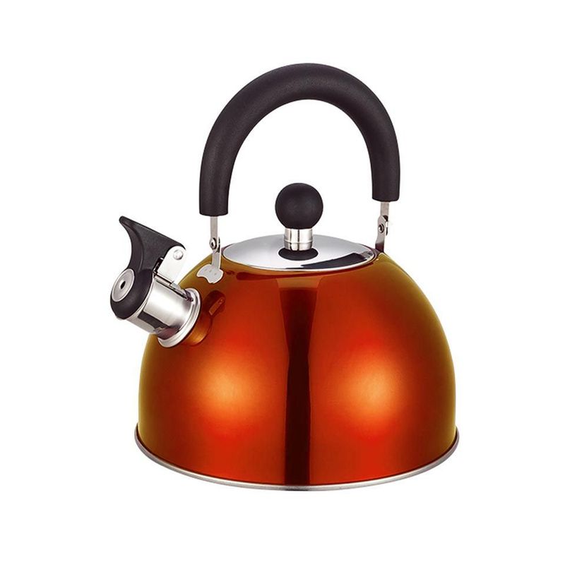 DORAL - Tetera Acero Inox 2,5 Lts Con Pito De Cocina Doral Salmón
