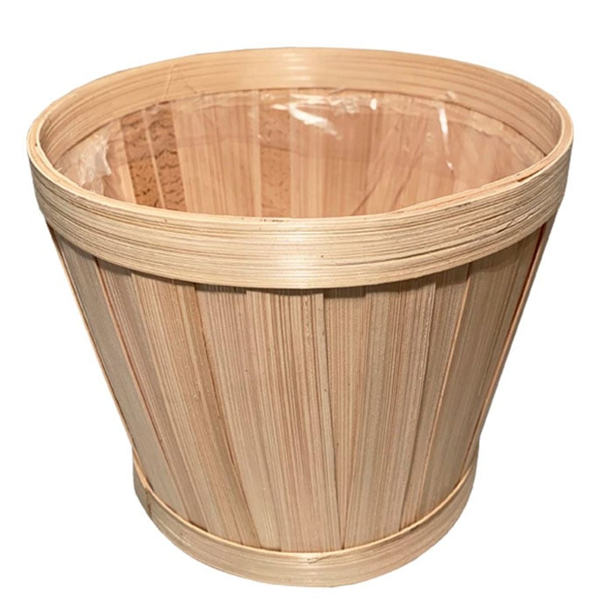 BRIC - Macetero de mimbre redondo