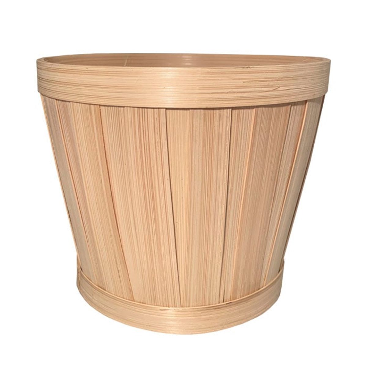 BRIC - Macetero de mimbre redondo