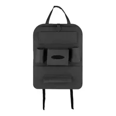 GENERICO - Bolso Organizador Para Asiento Trasero De Auto - Gris