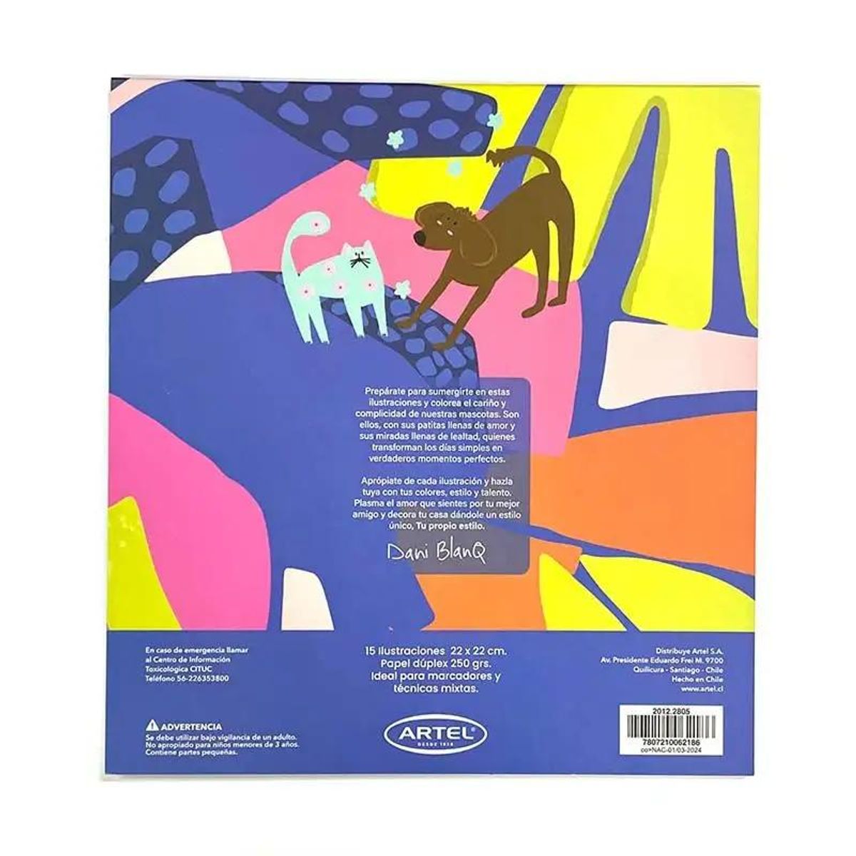 ARTEL - Block Para Colorear Momentos Perfectos x Dani Blanq