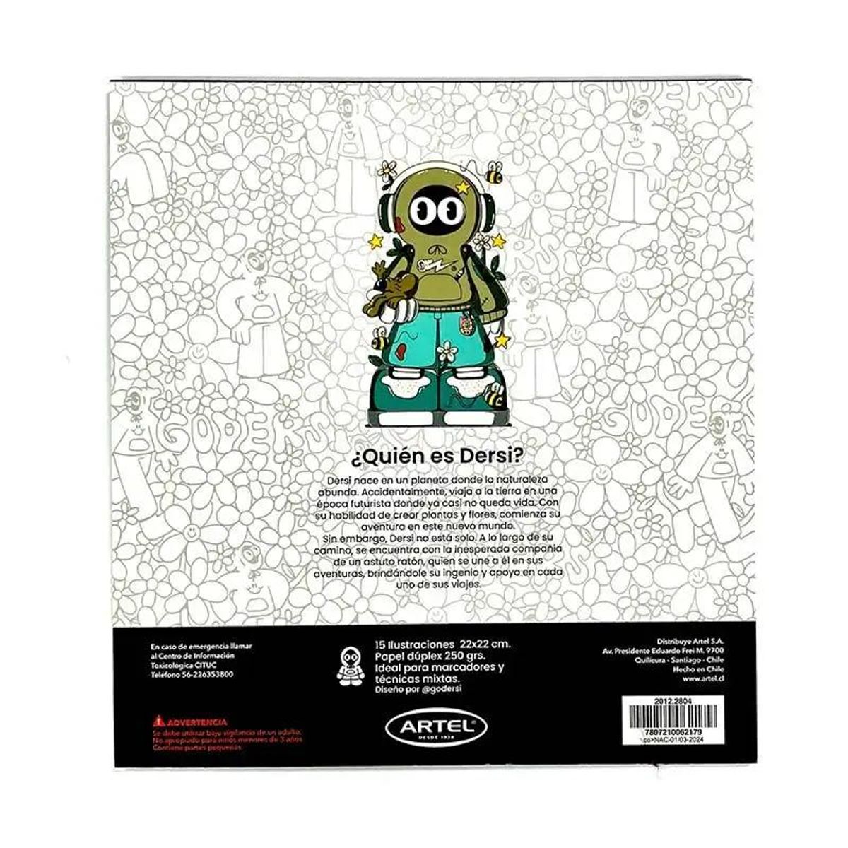 ARTEL - Block Para Colorear Dersi Estuvo Aquí Artel Godersi