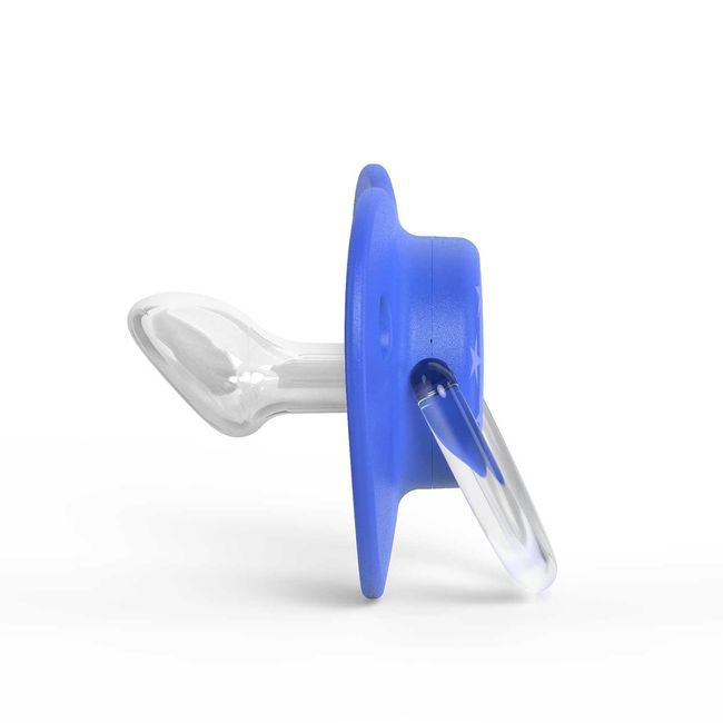 SUAVINEX - PACK 2 CHUPETES TETINA ANATOMICA 6-18M + BROCHE AZUL