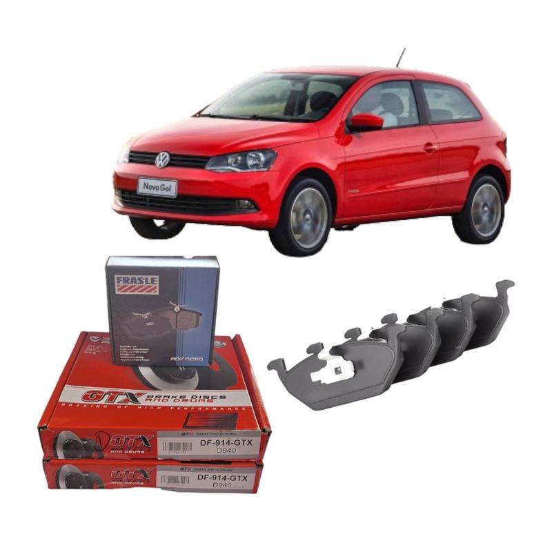 VOLKSWAGEN - Kit De Frenos Delanteros Volkswagen Gol 1.6 (2012 - 2017)