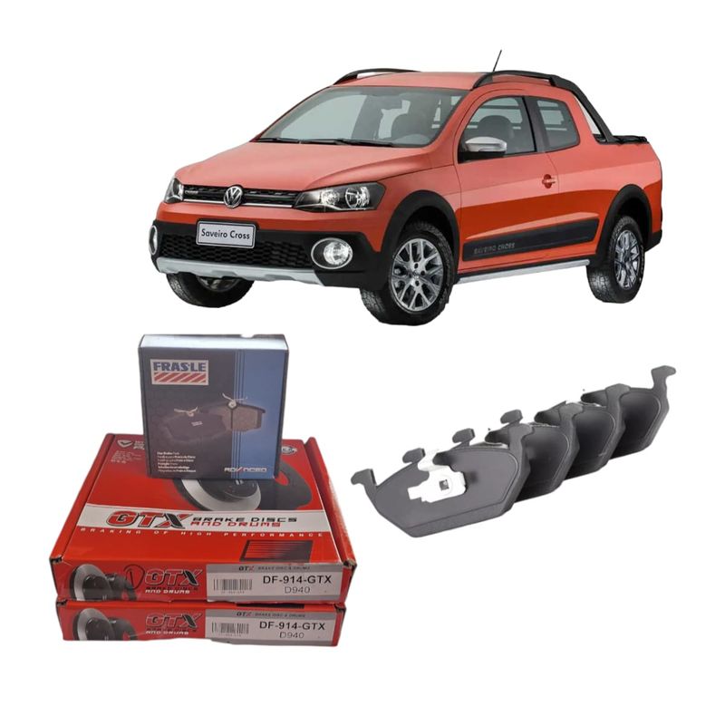 VOLKSWAGEN - Kit De Frenos Delanteros Volkswagen Saveiro 18-20 12-17