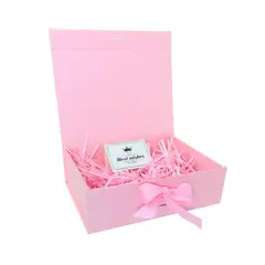 SOLEIO - Gift Box Caja Para Regalos Con Tapa Premium Rosado