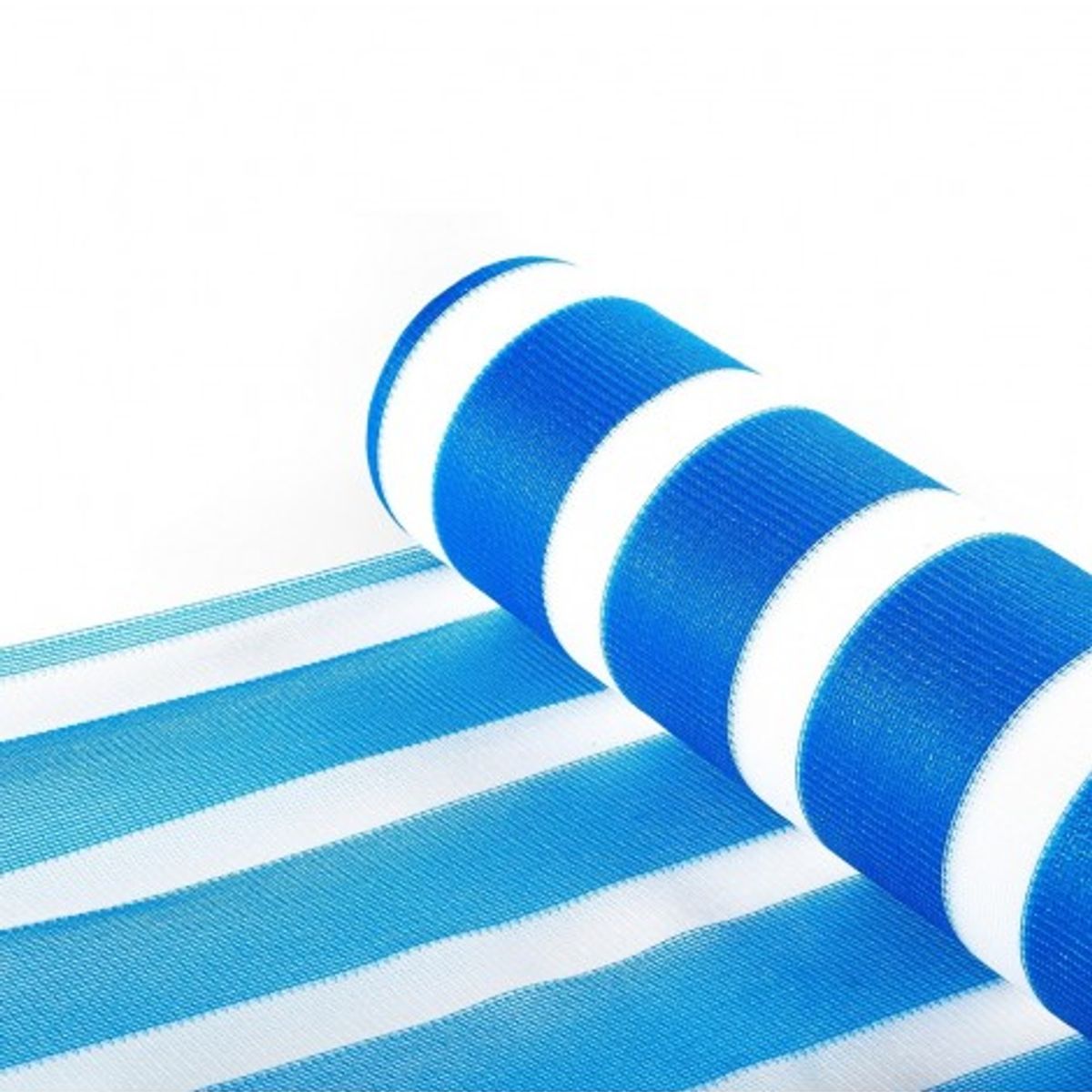 SIGNET - Malla Raschel 65% Azul Blanco 4.2 x 100 Metros