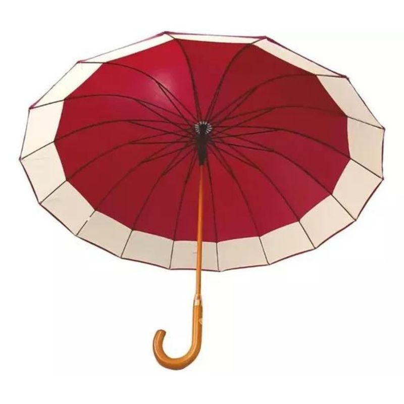 GENERICO - Sombrilla Automatica Paraguas Mango Largo Grande Plegable