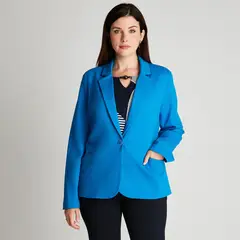 LORENZO DI PONTTI - Blazer Manga Larga Celeste