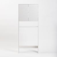 Mueble Organizador WC 2 Puertas Blanco