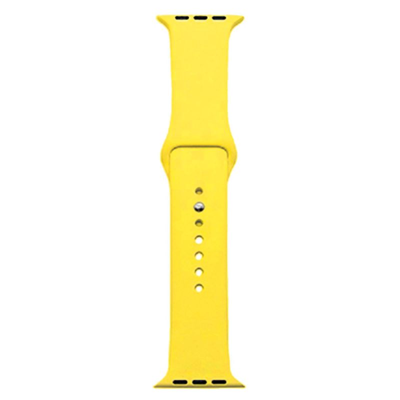 JOICO - Correa Compatible Con Apple Watch 38mm 40m 41m Goma Amarillo