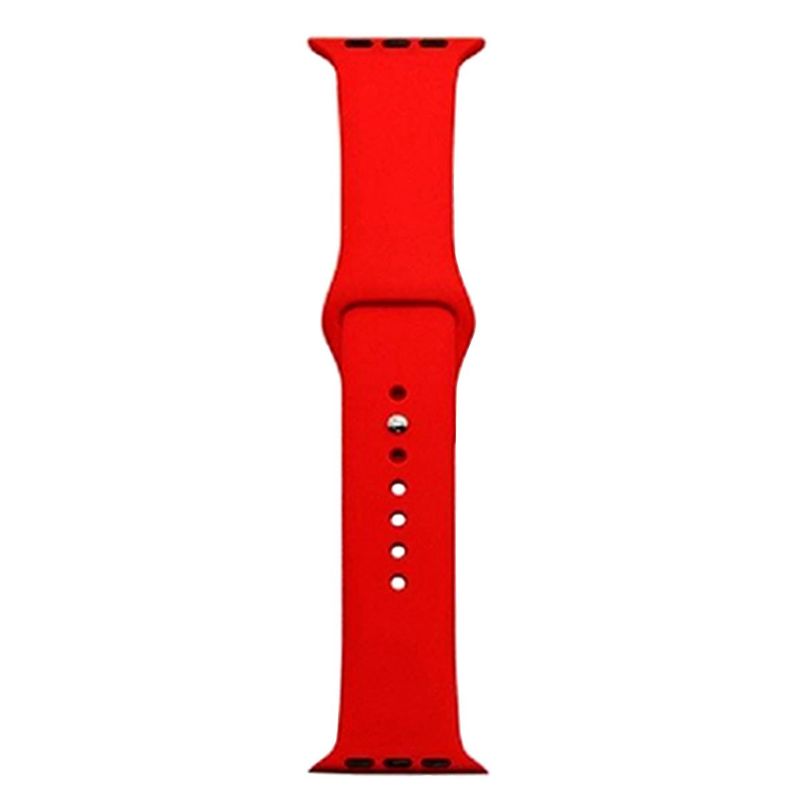 JOICO - Correa Compatible Con Apple Watch 38mm 40mm 41mm Goma Rojo